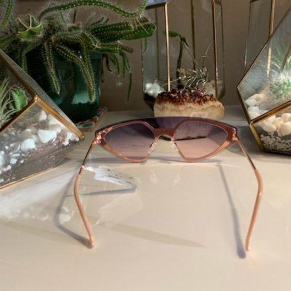Martha Stewart Goldtone Shield Sunglasses main image 5